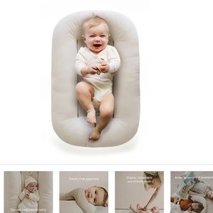 Snuggle me Organic infant lounger NWT with box